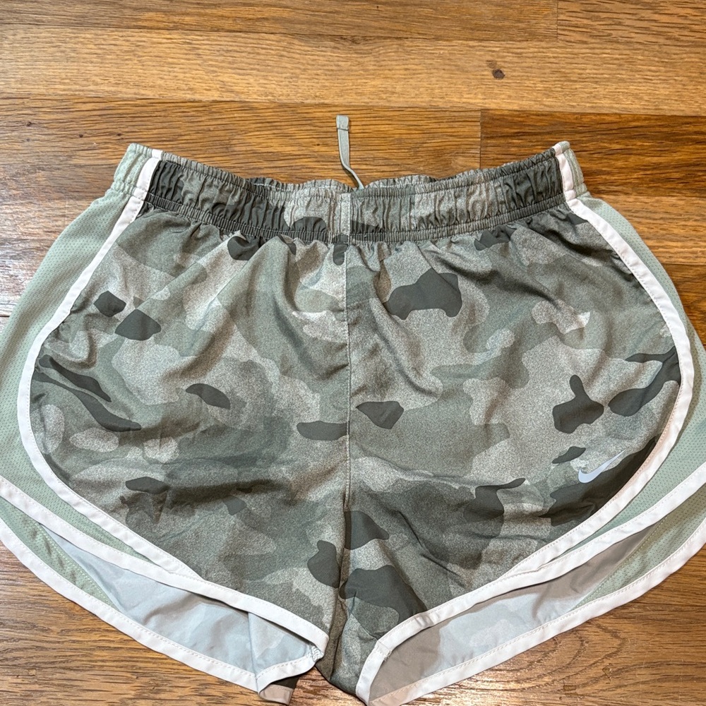 NIKE camo dri-fit running shorts